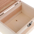 Wooden Medium Treasure Chest Piggy Bank Safe Mony Box for Children Birthday Christmas Gift