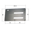 Plastic Back Cover Protector Cavity Cover Tremolo Cover for Fender ST Guitar