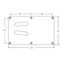 Plastic Back Plate Backplate Trem Cavity Cover Protector for Electric Guitar
