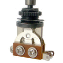Black Electric Guitar Pickup Selector 3 Way Toggle Switch w/ Tip Cap for LP Instrument Accs