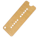 2x Brass Guitar Soapbar Humbucker Pickup Base Plate 50mm 52mm Pole Spacing