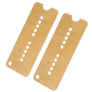 2x Brass Guitar Soapbar Humbucker Pickup Base Plate 50mm 52mm Pole Spacing