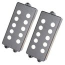 2Pcs Humbucker Pickup Cover Double Coil for 5-String Electric Bass Replacement Parts