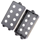 2Pcs Humbucker Pickup Cover Double Coil for 4-String Electric Bass Replacement Parts