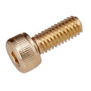 6pcs Electric Guitar Tremolo Bridge Locked String Saddles Screws Parts Gold