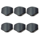 6 Pieces Tuning Peg Machine Heads Knobs Handle Cap for Guitar Parts Black