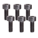 6pcs M4 Electric Guitar Nut Clamp Locked String Saddle Hexagon Screws Black