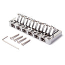 6-String Quality Electric Bass Guitar Instrument Bridge Chrome DIY Accessory
