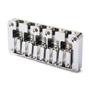 5-String Quality Electric Bass Guitar Instrument Bridge Chrome DIY Accessory