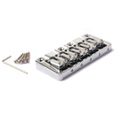5-String Quality Electric Bass Guitar Instrument Bridge Chrome DIY Accessory