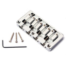 4-String Quality Electric Bass Guitar Instrument Bridge Chrome DIY Accessory