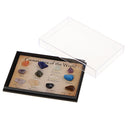 15 Small Polished Gemstones of the World in a Mini Display Case Gift