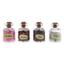 9 Mini Gemstone Bottles Chip Crystal Tumbled Gem Stones Wicca Stone Set
