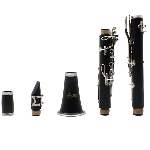 1 Set 17 Key B Clarinet Set Woodwind Instrument - Black