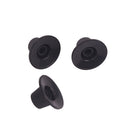 Black Plastic 3 Pieces Amplifier Control Knobs AMP Tone+Volume for Guitar Bass Parts