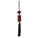 Wood Ethnic Chinese Abacus Amulet Pendant Car Rearview Mirror Charm Ornament
