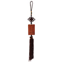 Wood Ethnic Chinese Abacus Amulet Pendant Car Rearview Mirror Charm Ornament