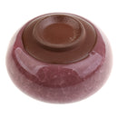 Portable Ceramic Chinese Writing Painting Brush Dish Bowl Brush Dipped In Water Cup Reddish Brown