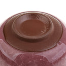 Portable Ceramic Chinese Writing Painting Brush Dish Bowl Brush Dipped In Water Cup Reddish Brown