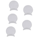 5pcs 6mm Thick Rest Thumb Pad for Clarinet Oboe Reed Instrument Replacement White