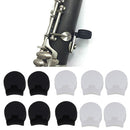 5pcs Thickness 10mm Black Rubber Clarinet Oboe Thumb Rest Cushion Pad Protector