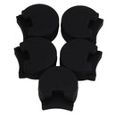 5pcs Thickness 10mm Black Rubber Clarinet Oboe Thumb Rest Cushion Pad Protector