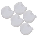 5pcs Thickness 10mm White Rubber Clarinet Oboe Thumb Rest Cushion Pad Protector