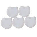 5pcs Thickness 10mm White Rubber Clarinet Oboe Thumb Rest Cushion Pad Protector