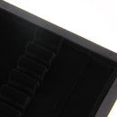 Wooden Oboe Reed Case Holder Box for 12 Oboe Reeds PU Leather Cover Black