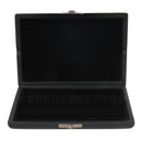 Wooden Oboe Reed Case Holder Box for 12 Oboe Reeds PU Leather Cover Black