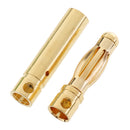 4.0mm Gold Connector Battery ESC Plug Pack of 30 Pairs for RC Car Accessory