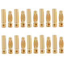 10 Pairs 3.0mm Gold-plated Banana Plug Connector DIY RC Battery ESC Motor