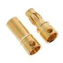 3.5mm Gold Connector Battery ESC Plug Pack of 10 Pairs for RC Car Accessory