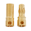 3.5mm Gold Connector Battery ESC Plug Pack of 10 Pairs for RC Car Accessory
