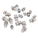 20 Pieces 0.2'' 0.12'' Metal LED Lamp Light Holders Stand for Light Emitting Diode Lighting Accessory