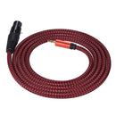 3 Pin XLR Female to 1/8" 3.5mm Mono Jack TRS Audio Cable Microphone Adapter