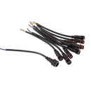 5Pairs Black Male/Female Waterproof IP65 3Pin 22AWG Wire LED Cable Connector