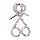 7pcs/set Metal Wire Puzzle Brain Teser Magic Rings Puzzle for Children Adults Students Toy Gift