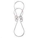 7pcs/set Metal Wire Puzzle Brain Teser Magic Rings Puzzle for Children Adults Students Toy Gift