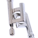 Key Lock Puzzle Classic Metal Brain Teaser IQ EQ Test Toys for Kids Adults Children Birthday Funny Gift Silver