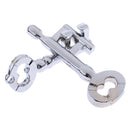 Key Lock Puzzle Classic Metal Brain Teaser IQ EQ Test Toys for Kids Adults Children Birthday Funny Gift Silver