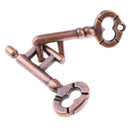 Key Lock Puzzle Classic Metal Brain Teaser IQ EQ Test Toys for Kids Adults Children Birthday Funny Gift