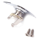 Musically Oval Indented Guitar Output Jack Plate Socket 1/4'' for Electric Guitar Bass