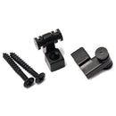 Set of 2 Electric Guitar Iron Black Roller String Retainer 0.47 x 0.45 x 0.39inch
