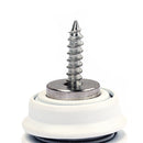 1pc White Guitar Strap Lock Straplock Button for Acoustic Electric Guitar Bass