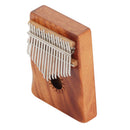 Portable 17 Notes C Tone Kalimba Coffee for Kids Music Educational Toys 7.32 x 5.31 x 1.41inch