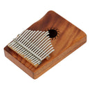 Portable 17 Notes C Tone Kalimba Coffee for Kids Music Educational Toys 7.32 x 5.31 x 1.41inch