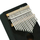 17 Key Mahogany Kalimba Finger Percussion Thumb Piano Mbira Gift Craft for Kids Musical Toys Black