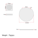 Guitar Wooden Soundhole Sound Hole Cover Feedback Buffer for EQ Acoustic Folk Guitar