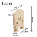 5PCS Maple Wood Violin Bridge for 4/4 Full Size Violin Replacement Durable